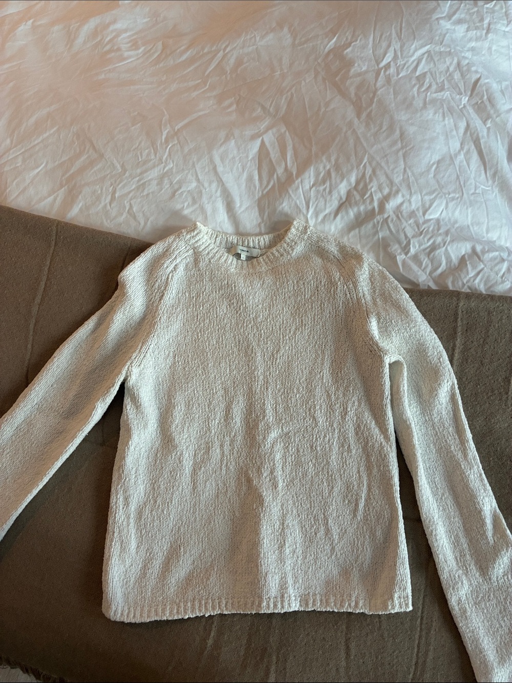 Vince Cream Crewneck Sweater